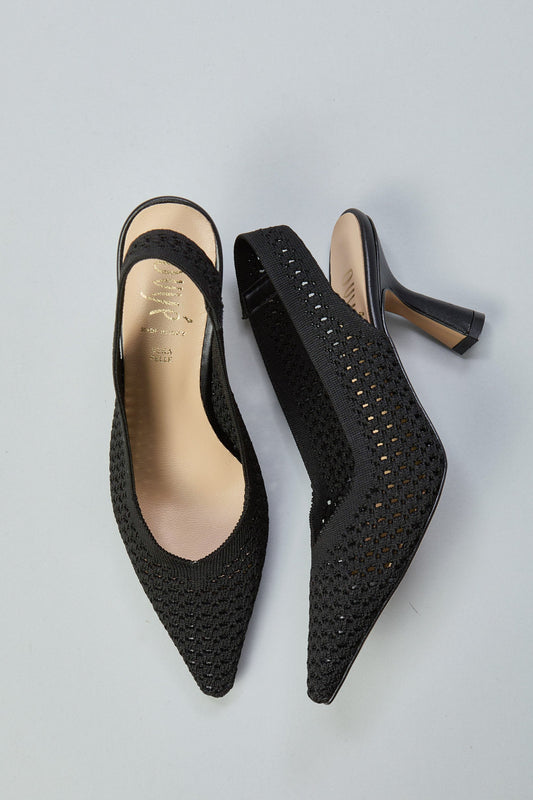 Ovyè Slingback Punta in Maglia
