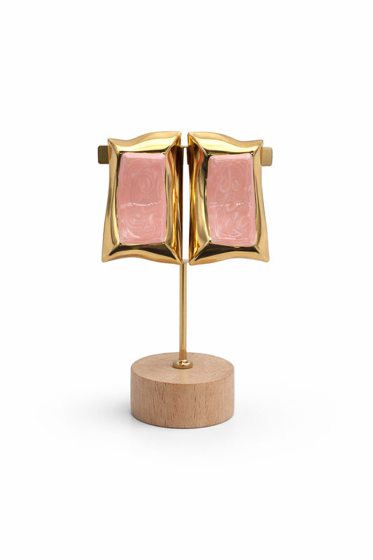 Orecchino Quadrato Oro