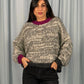 Maglione con collo a contrasto