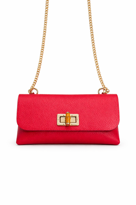 Borsa Mini con Chiusura Bamboo