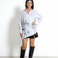 Shorts  in paillettes svasato