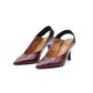Slingback Elastico Vernice