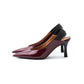 Slingback Elastico Vernice