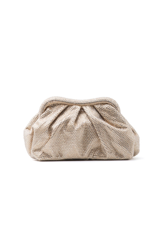 Clutch Raso + Strass