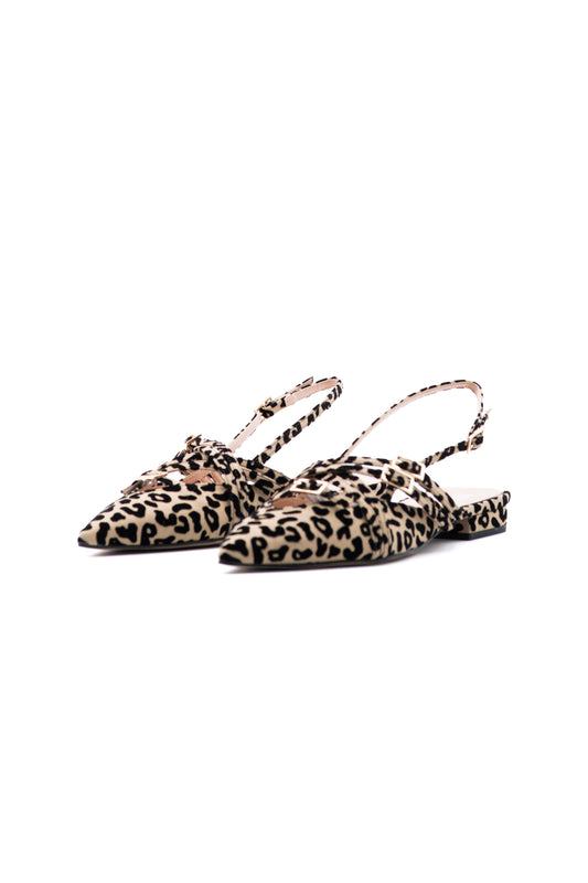Slingback Flat Maculato