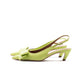 Slingback Verde Acido