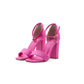 Sandalo Pelle Fuxia