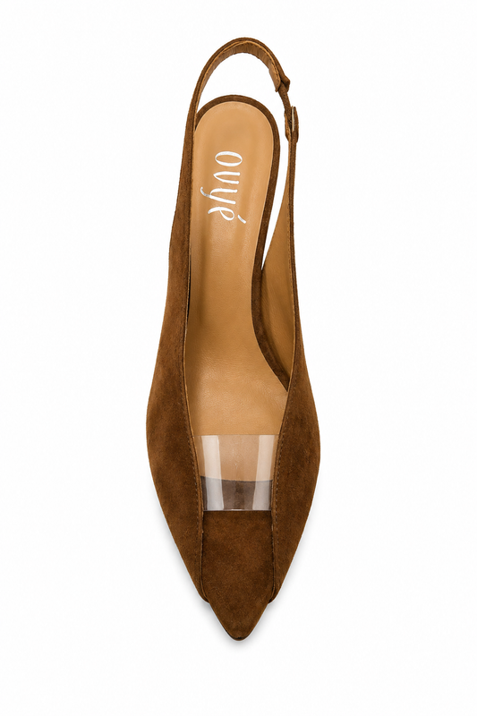 Slingback Scollo Trasparente