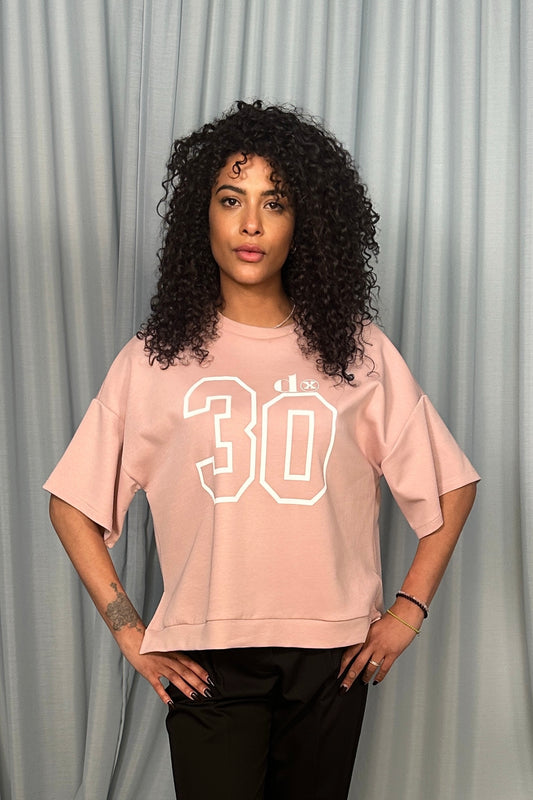T-shirt maniche corte stampa numero 30