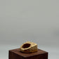 Anello Rettangolare Martellato