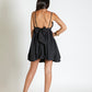 Vestito corto con spalline sottili
