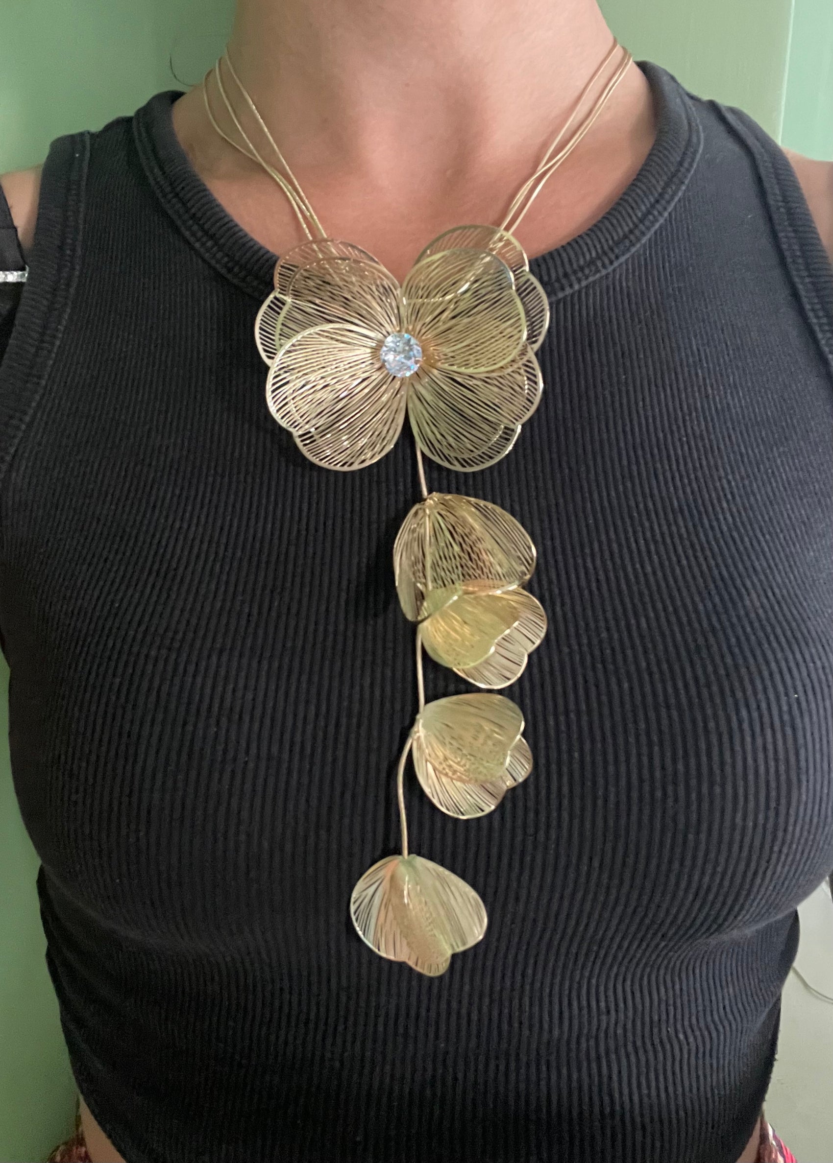 Collana Fiore e brillantino