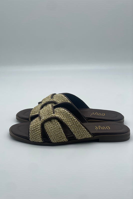 Ciabattina Rafia e Nappa