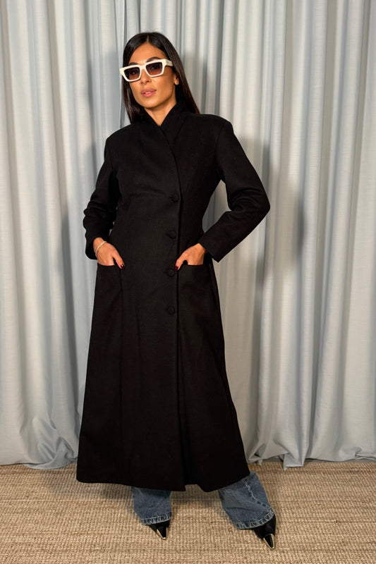 Cappotto avvitato con bottoni