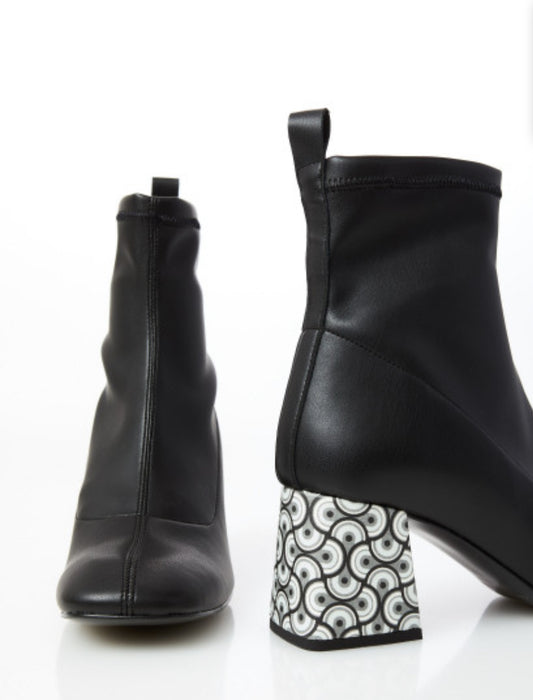 Tronchetto Tacco Stampa