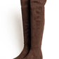 Stivale Flat Gambale alto
