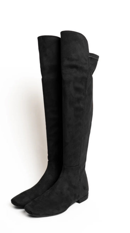 Stivale Flat Gambale alto