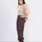 Trousers jogging fit con maxi tasche laterali