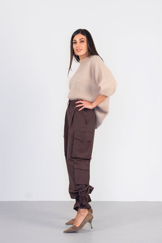 Trousers jogging fit con maxi tasche laterali