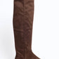 Stivale Flat Gambale alto