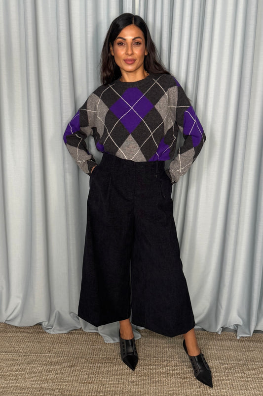 Pantaloni velluto liscio