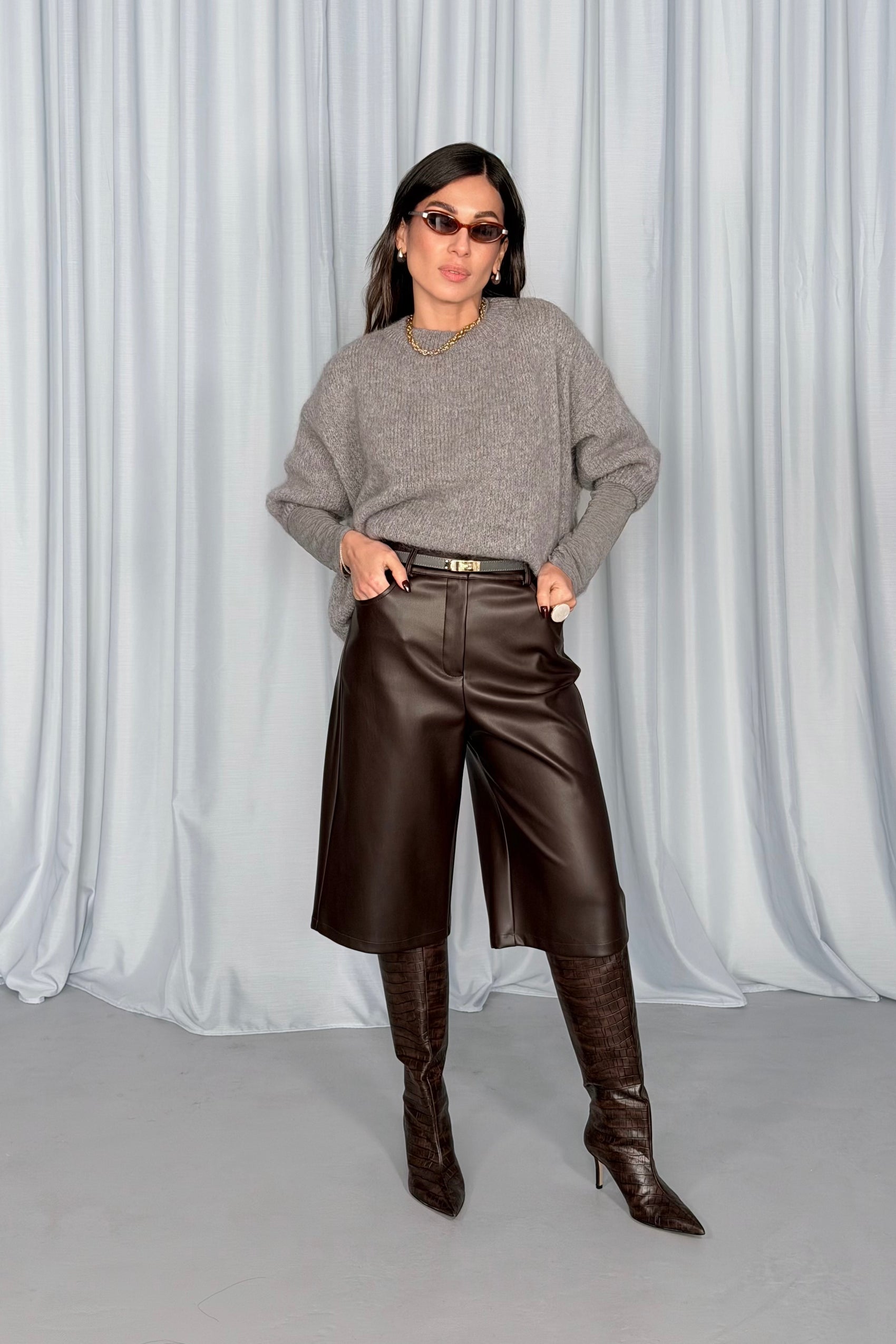 Shorts al ginocchio con tasche