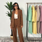 Tailleur Giacca ad un bottone pantalone dritto