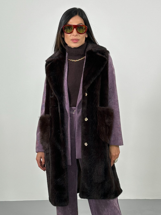 Gilet eco four con tasche frontali