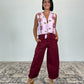 Gilet ricamato con laccetti