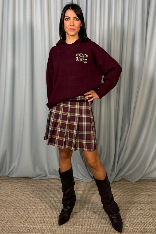 Maglione con cappuccio