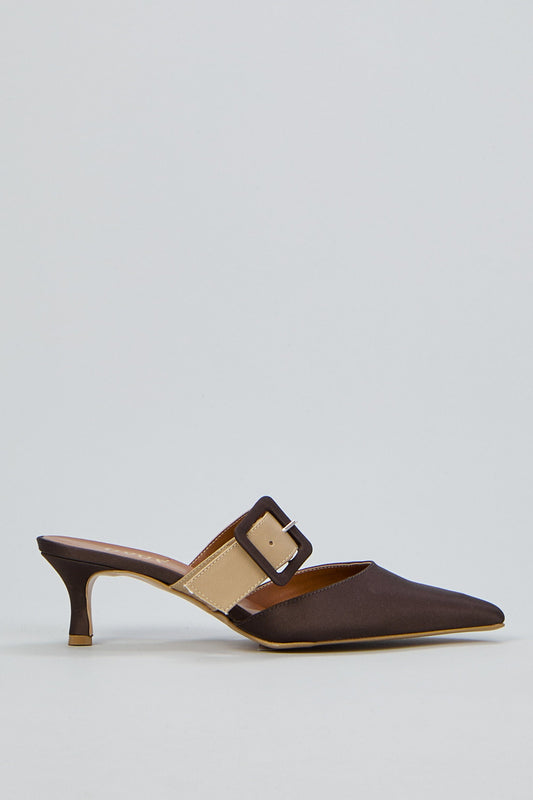 Ovye' Mules Raso Fibbia Laterale