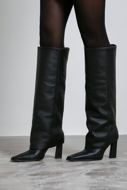 Stivale Tacco e Punta Quadrata