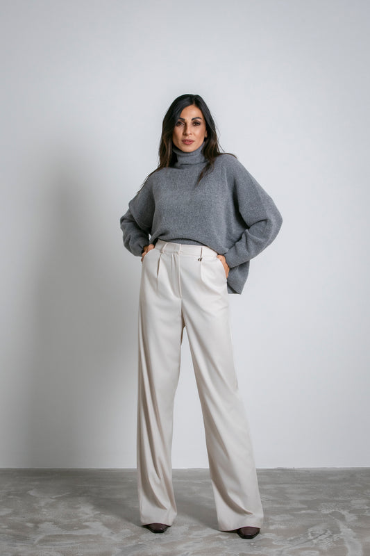 Maglione collo alto morbido e avvolgente