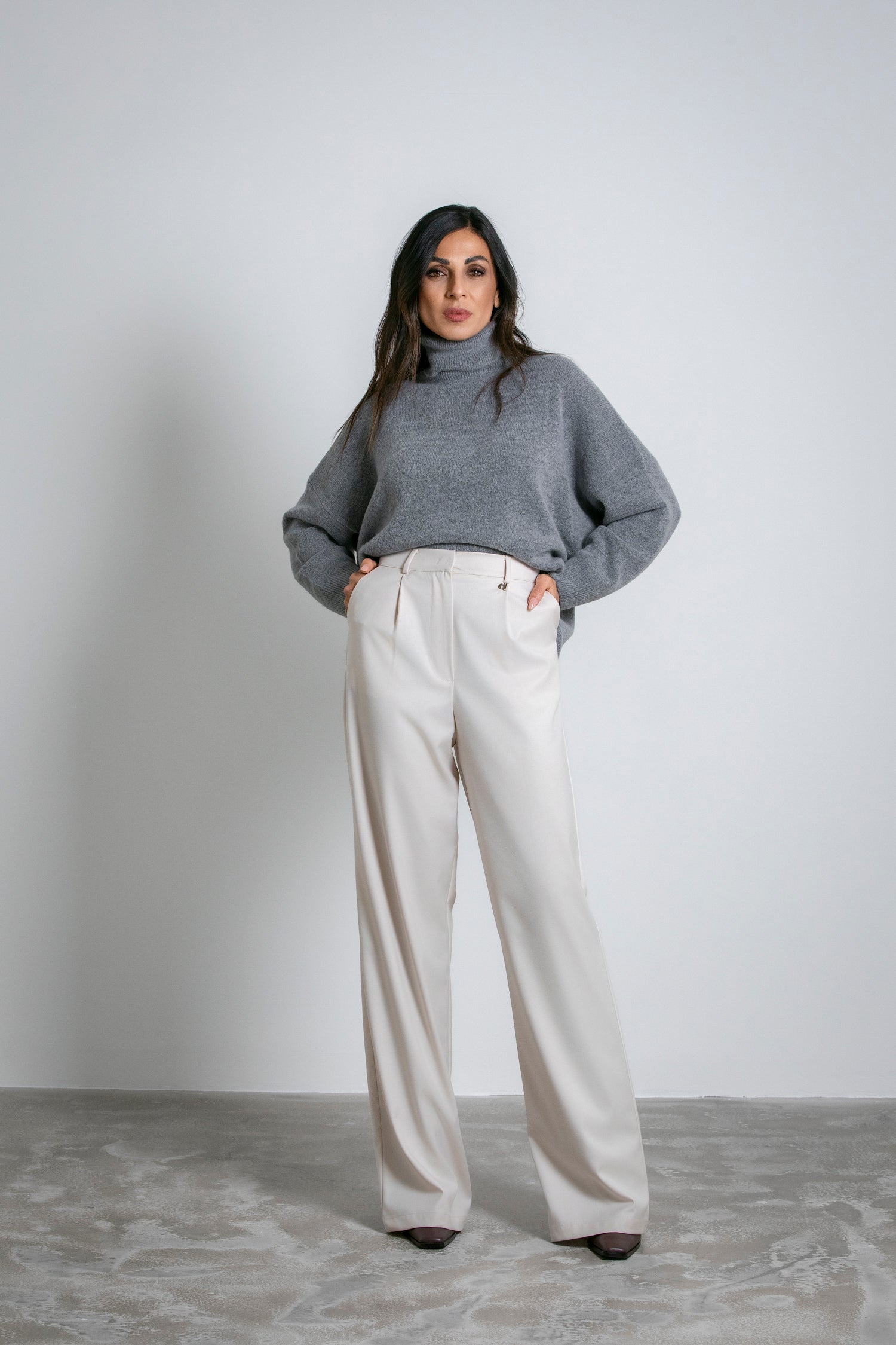 Maglione collo alto morbido e avvolgente