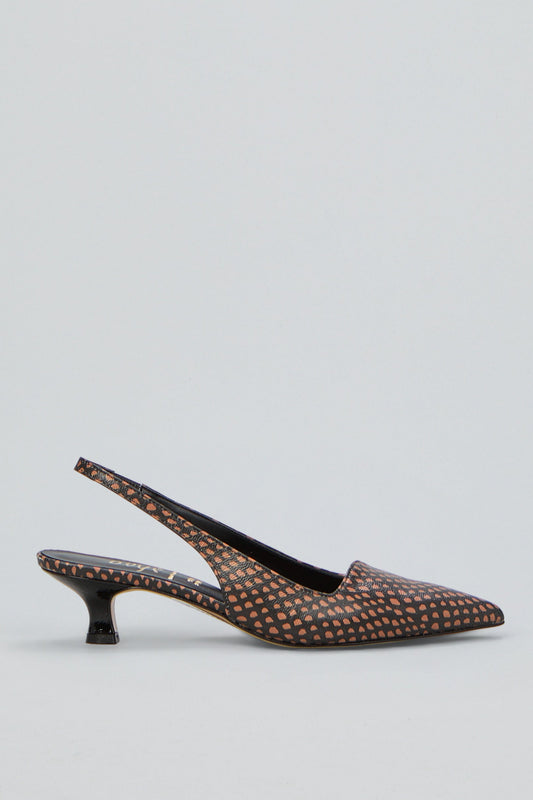 Ovyè Slingback Fantasia A Punta