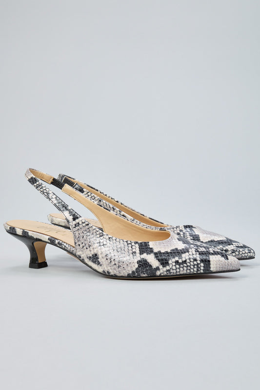 Ovyè Slingback Scollo Asimmetrico