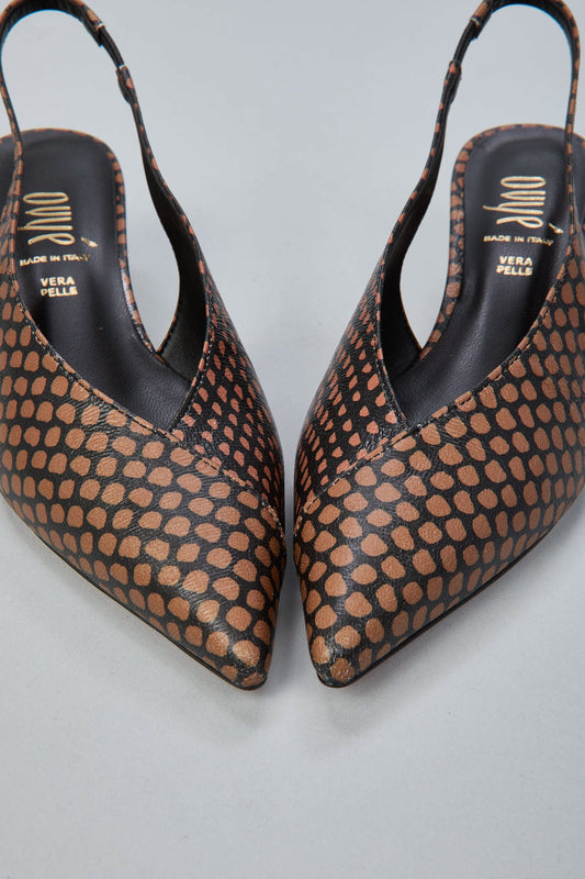Ovyè Slingback Punta Sovrapposta