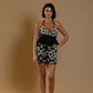 Shorts con stampa geometrica