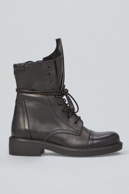 Ovye’ Stivaletto Biker Lacci & Zip