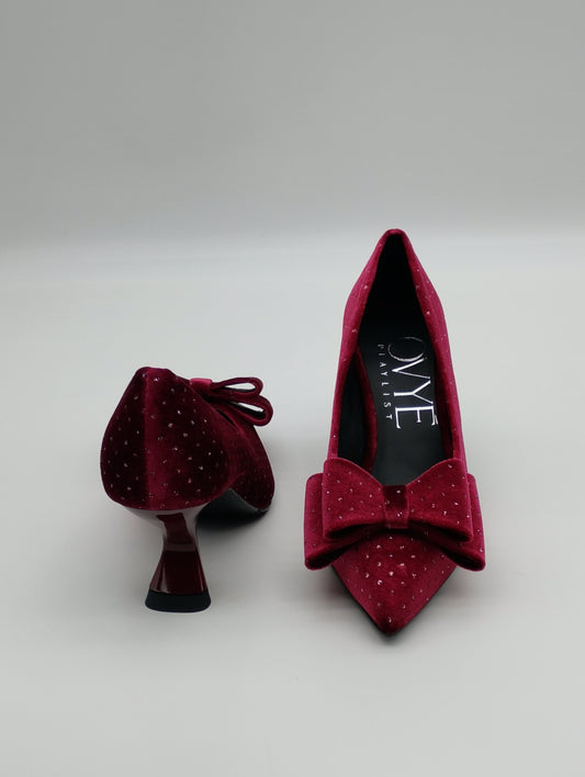 Decolletè Fiocco Strass