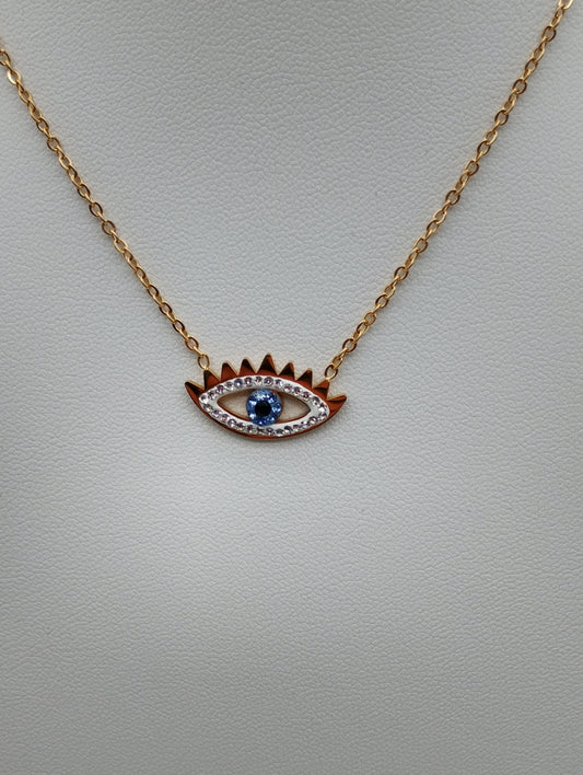 Collana occhio brillantino