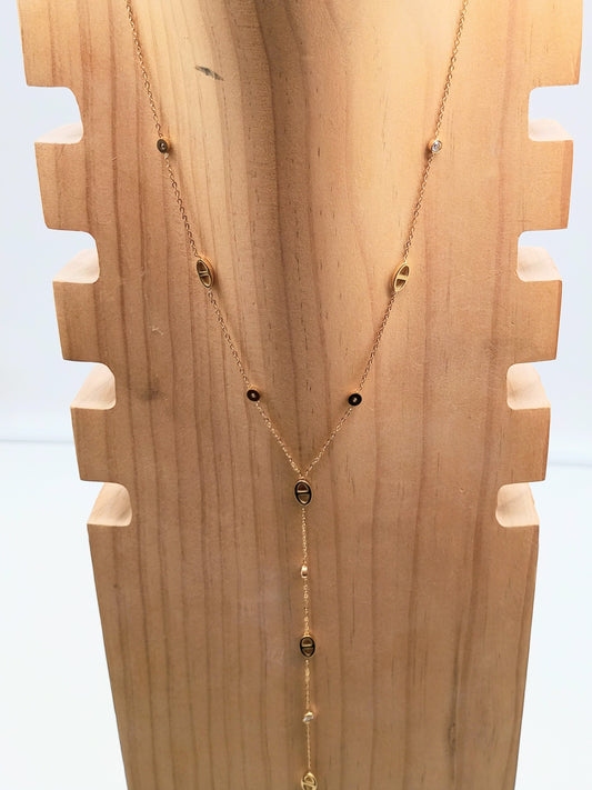 Collana occhio brillantino