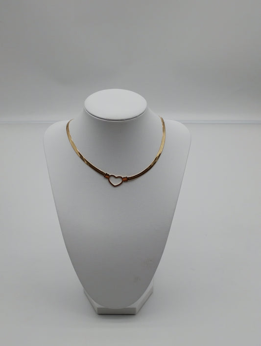 Collana girocollo cuore