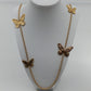Collana lunga farfalle