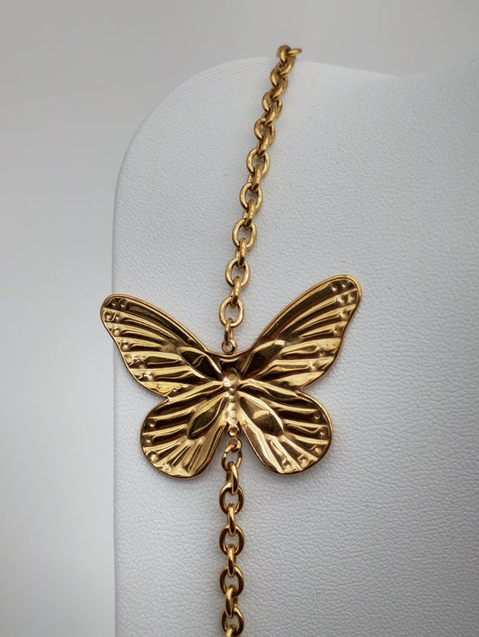 Collana lunga farfalle