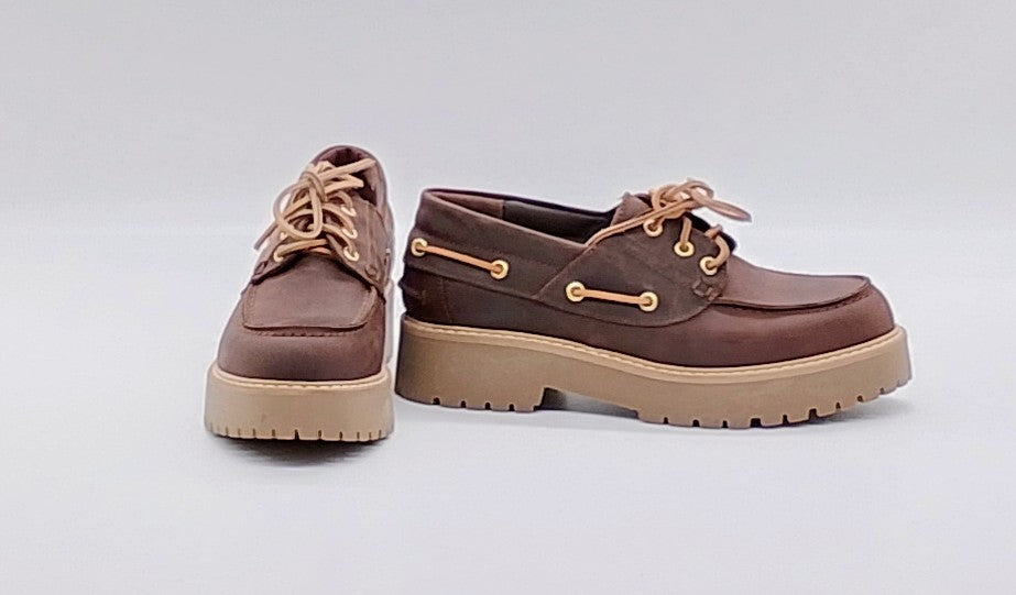 Scarpa da Barca con suola chunky