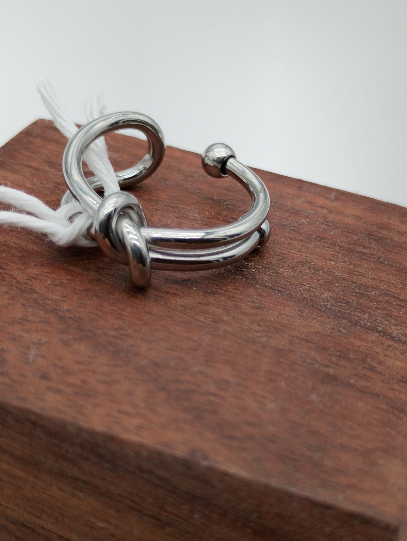 Anello nodo argento