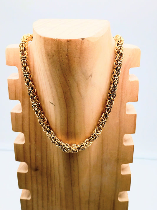 Collana catena intrecciata